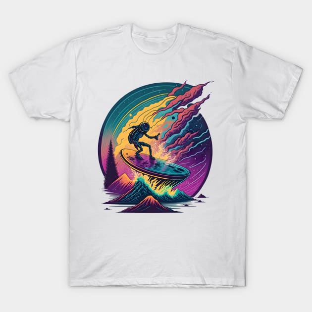 Galactic Surfer T-Shirt by MonkeyStuff